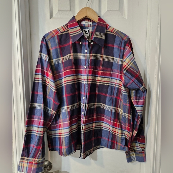 ROCKIES PLAID BUTTON UP - Picture 1 of 6